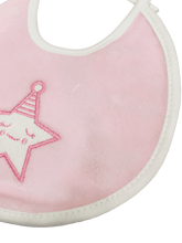 Pink Star Bib